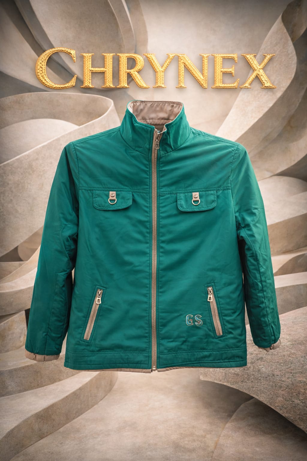 Green Quilted Jacket