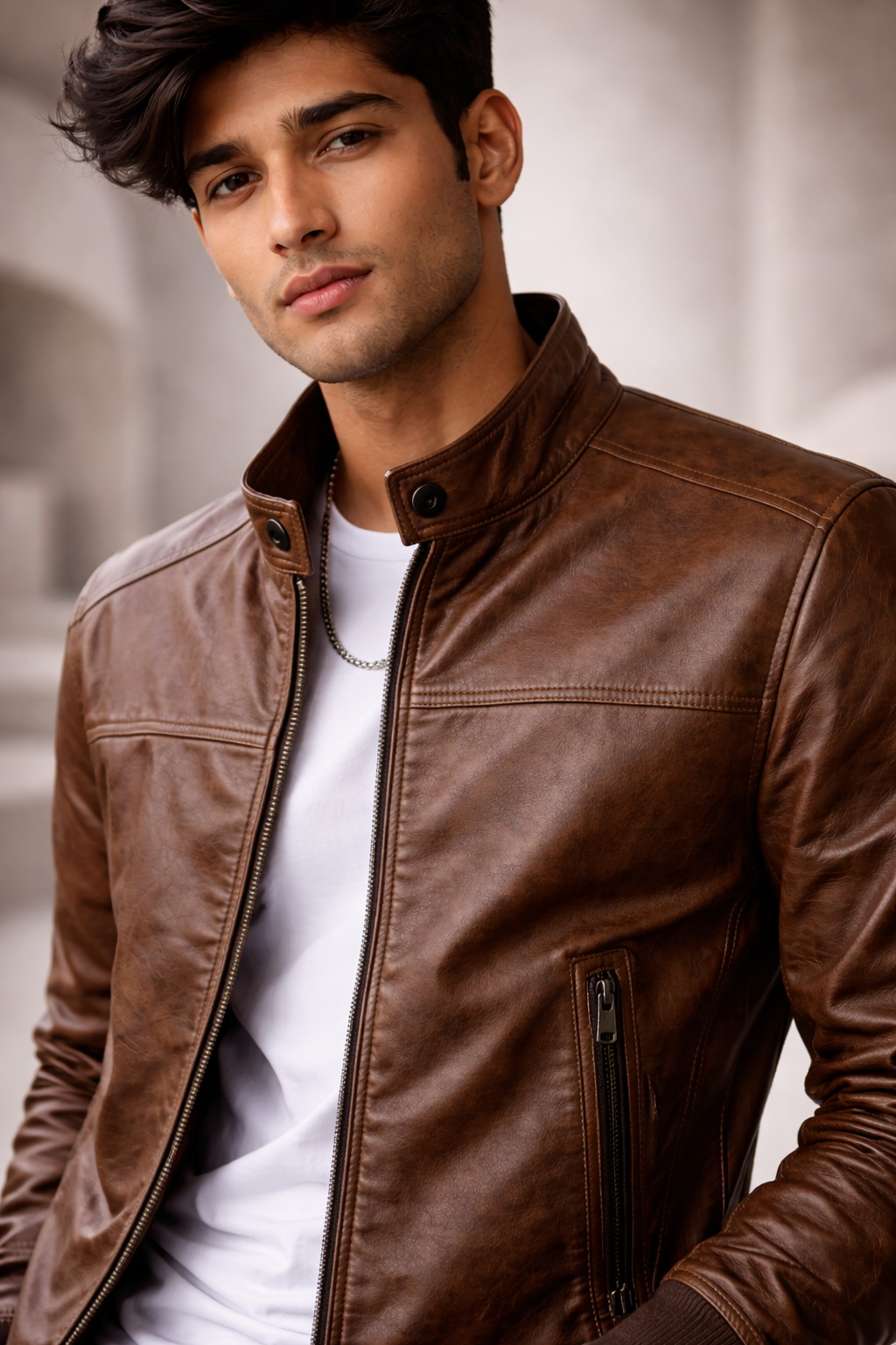 Heritage Brown Leather Jacket